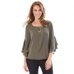 Image: Kohl's | Apt. 9 Ruffle Top