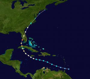 Image: WikiProject / NASA | Hurricane Charley Track