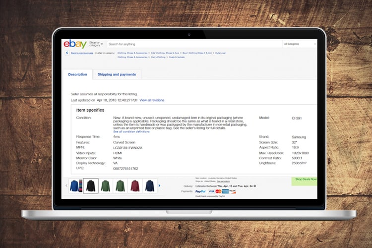 The Perfect eBay Listing Part 3 – The Power of Item Specifics