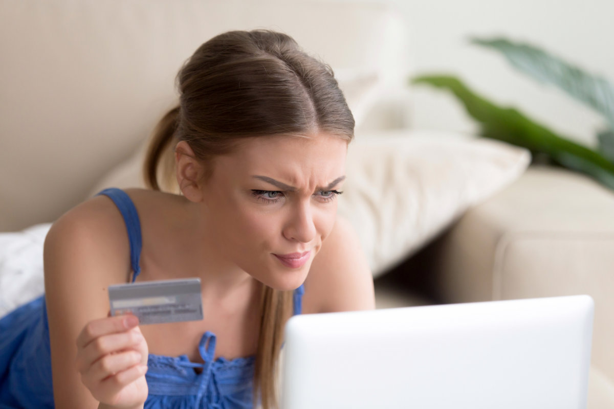 Confused shopper having issue with credit card payment