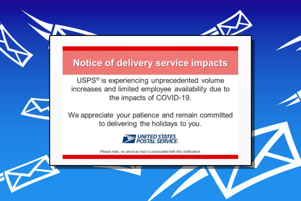 USPS Informed Delivery emails now contain 'delivery service impact