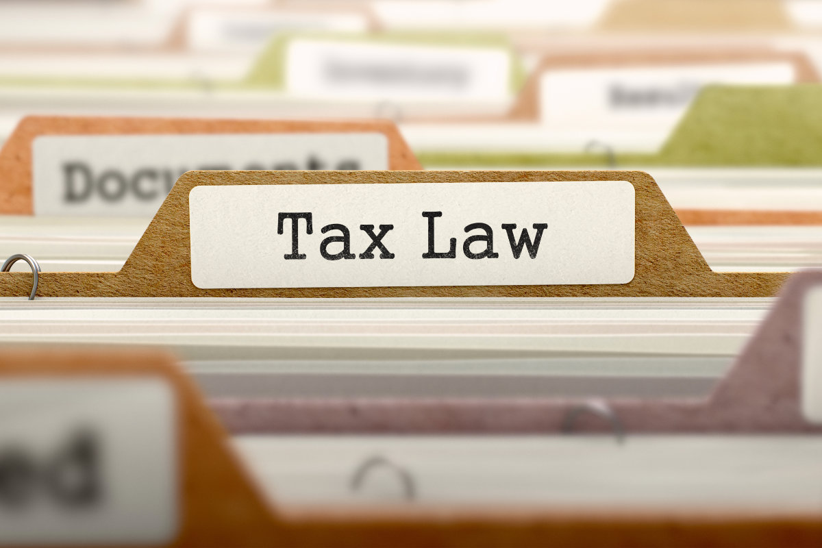 Tax law folder