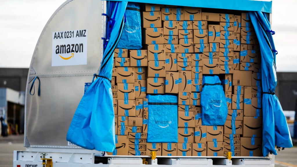 Amazon Air Prime Boxes in Unit Load Devices (ULDs)