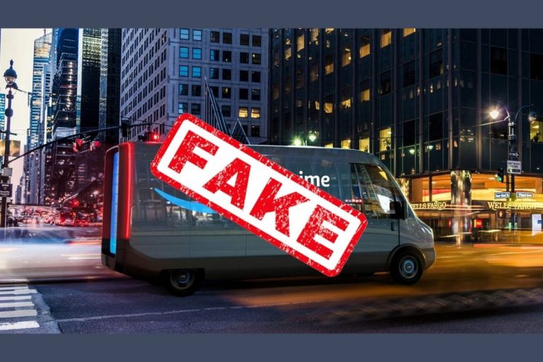 Fake Amazon Prime Delivery Van Steals Barriers in New York